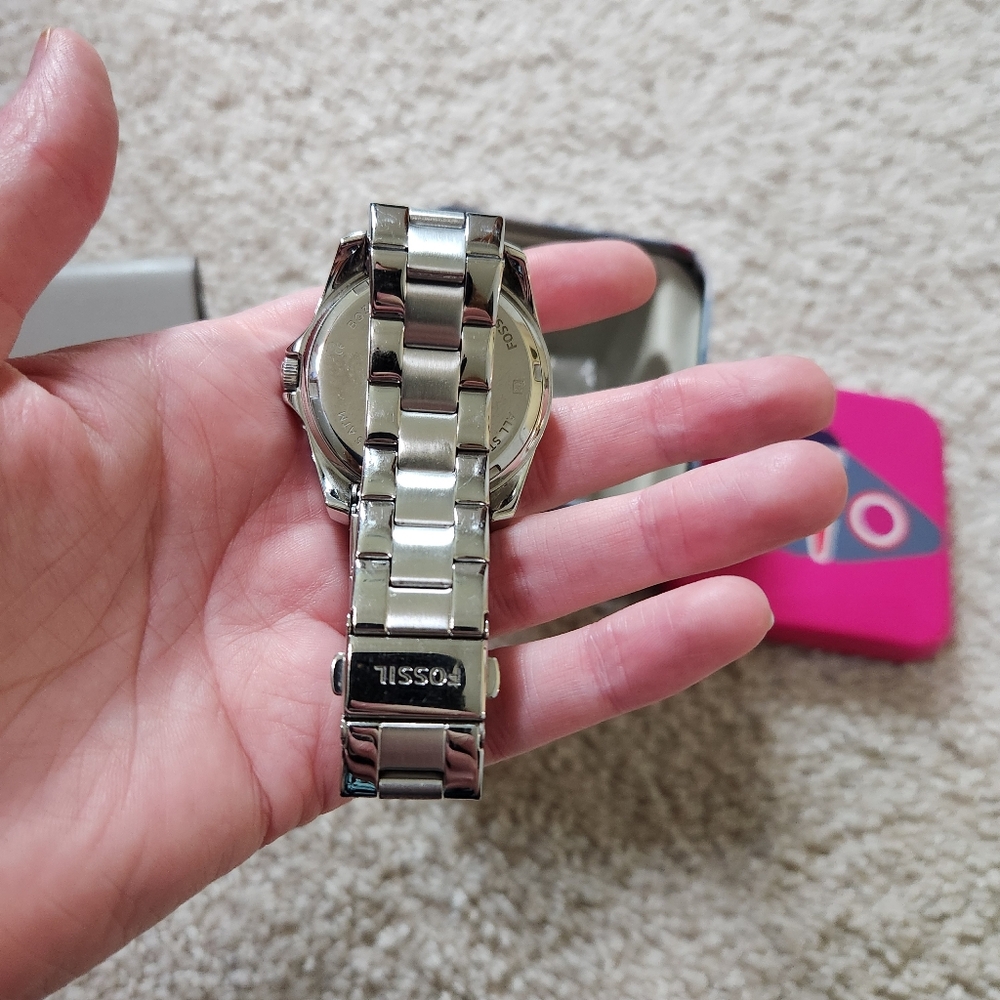 Fossil Womens Stainless Steel Silver Watch - Picture 3 of 5